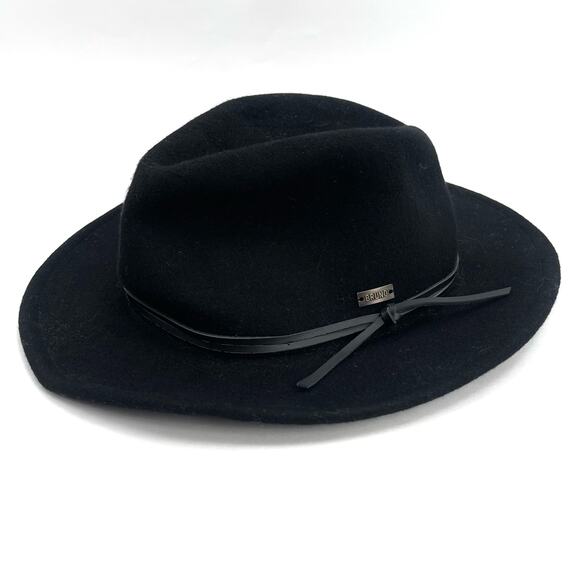 BRUNO CAPELO Wool Hat Size Extra Large Tarik Collection Modern Headwear Black